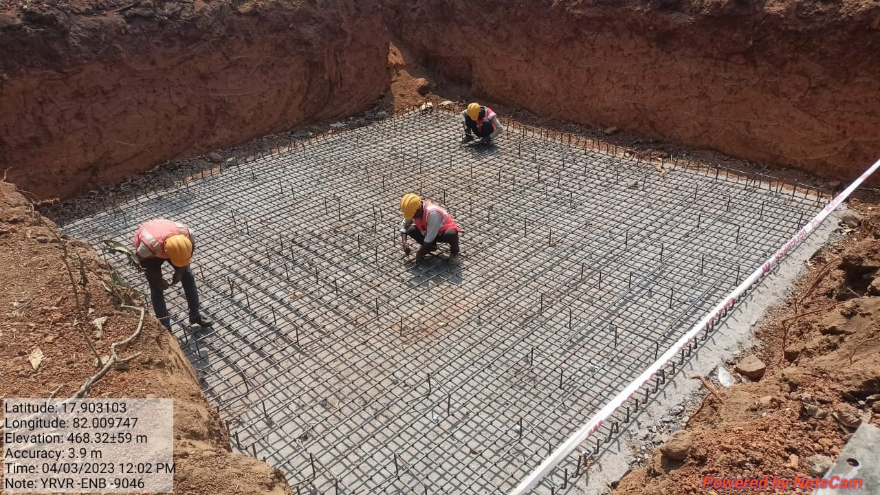 GBT Foundation Bottom Mat Fabrication