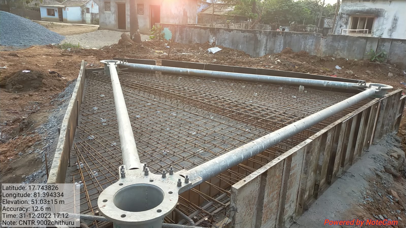 Tower Foundation Slab & Stub Setting